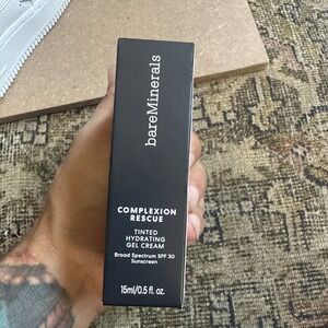 BareMinerals Complexion Rescue Tinted Gel Cream ~ SIENNA 10 ~ 0.5 oz Set Of 3